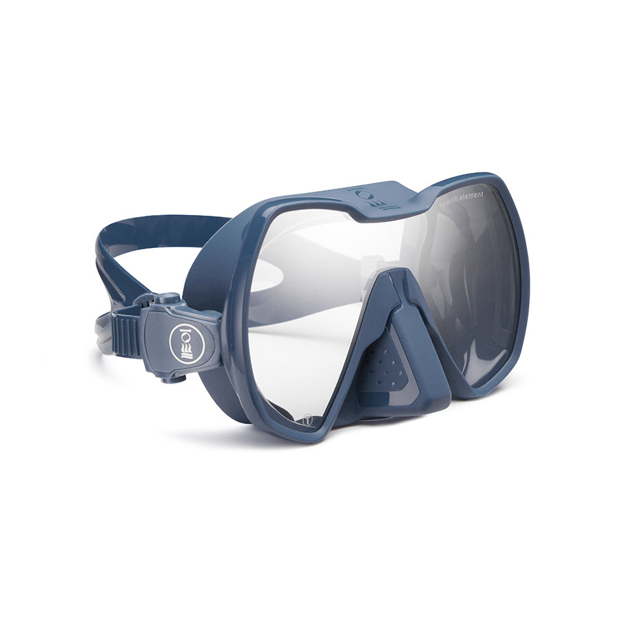 Seeker Mask Fourth Element deep blue side view