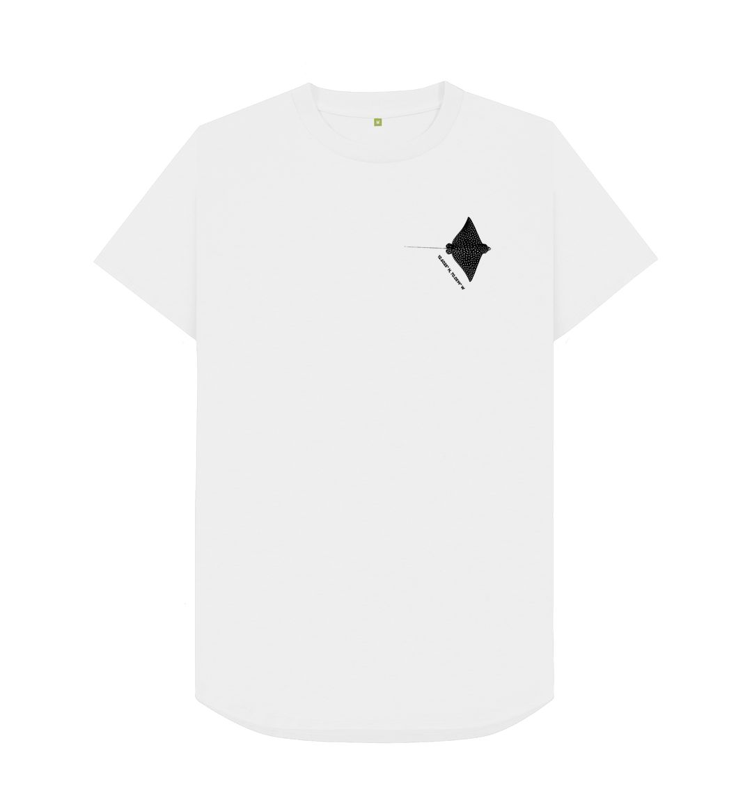 White Spotted Eagle Ray  Long T Shirt DesignedbyJoost