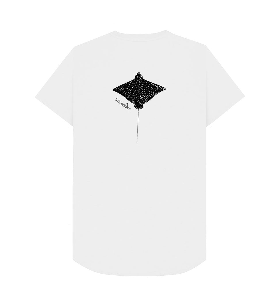 White Spotted Eagle Ray  Long T Shirt DesignedbyJoost