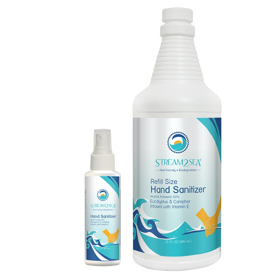 Hand Sanitizer Spray + Refill 32 Oz